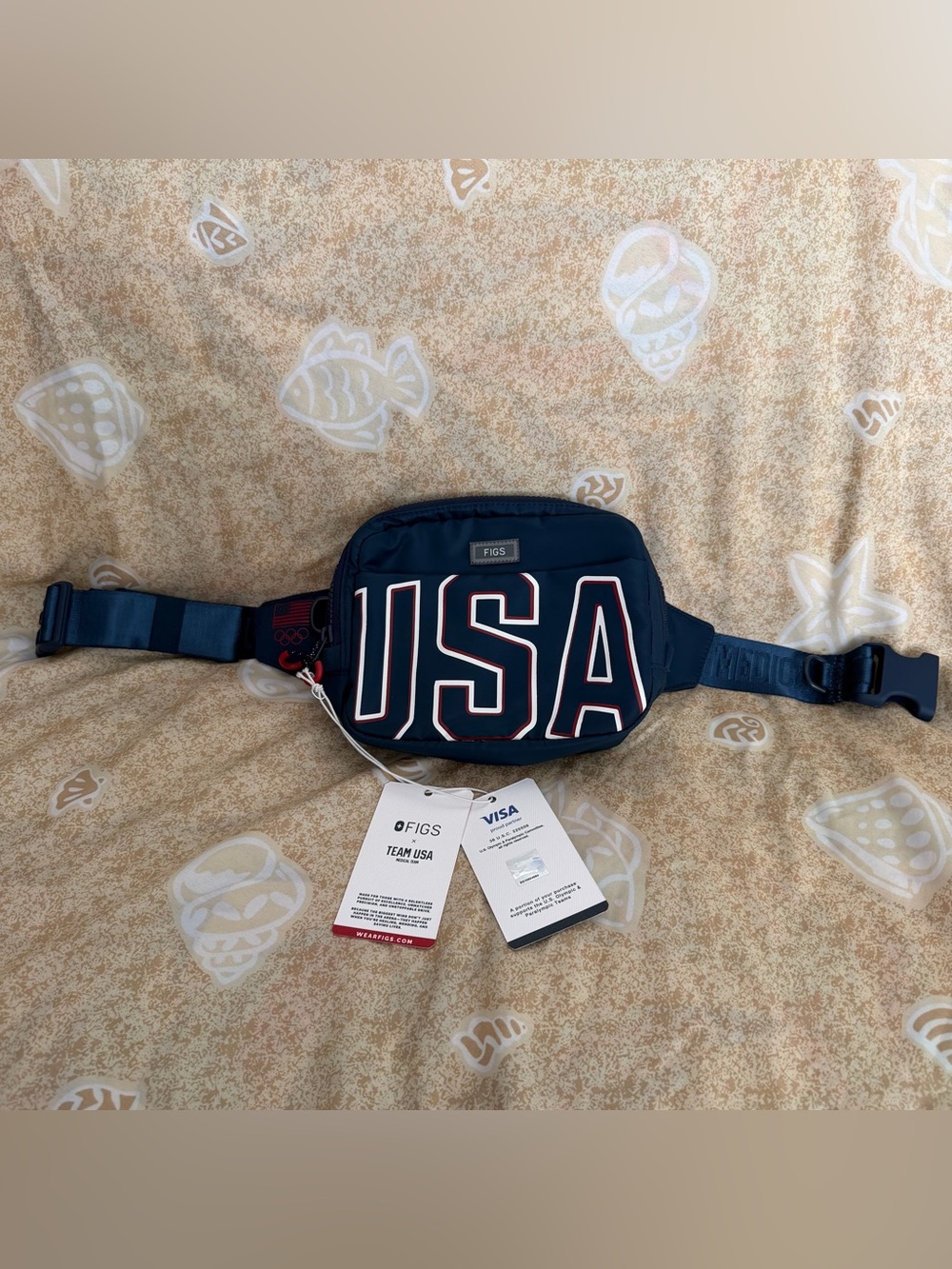 Unisex FIGS TEAM USA Pinnacle Belt Bag 8512
